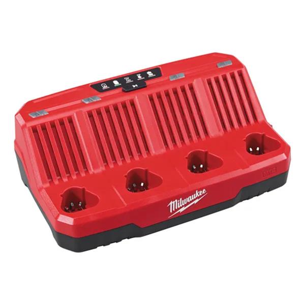 MILWAUKEE M12C4 12V 4 BAY MULTI CHARGER