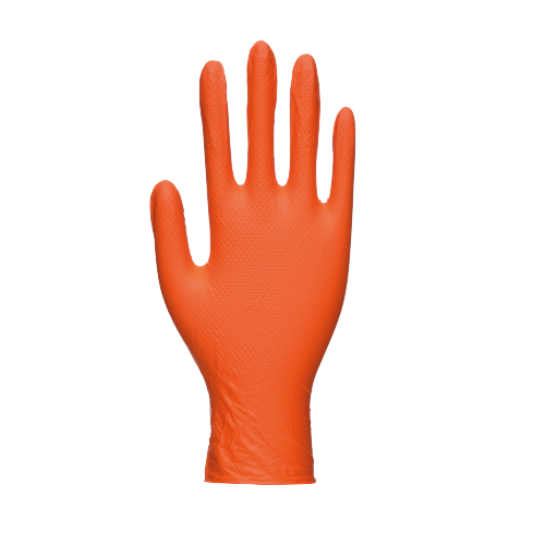PRO.TECT ORANGE HD GRIP GLOVES - BOX OF 100