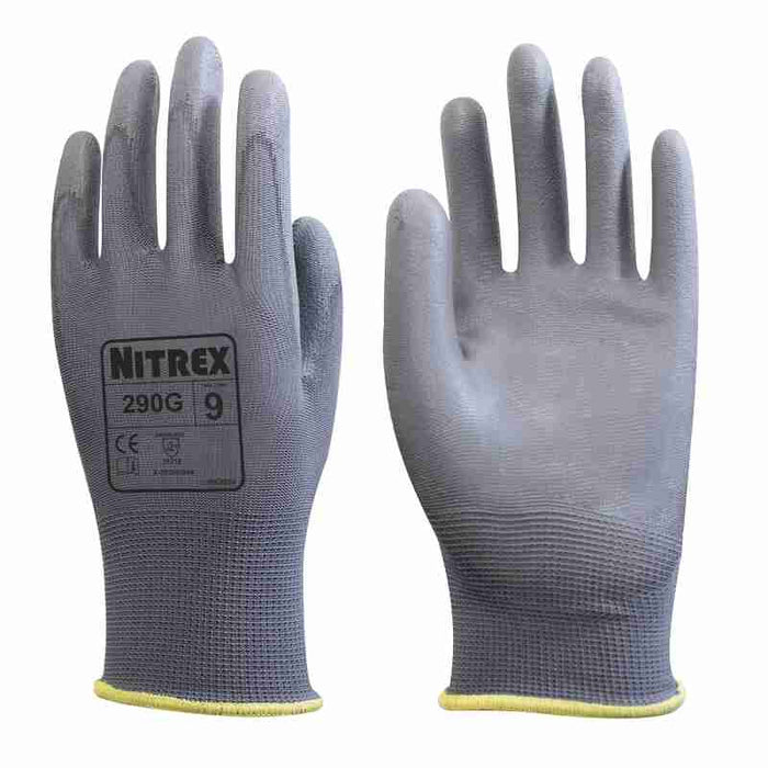 NITREX 290G - GREY PU GENERAL HANDLING GLOVES