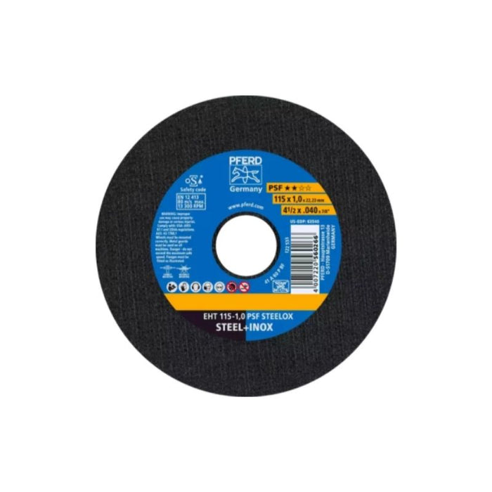 PFERD PSF STEELOX CUTTING DISC - 115 X 1MM (25PCS)