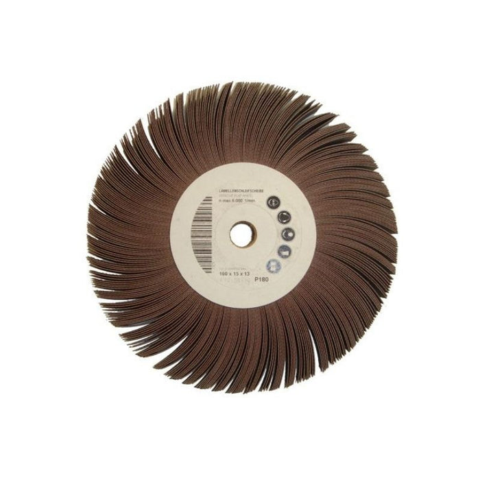 VEROX WOODEN CENTRE FLAPWHEEL - 165 X 25 X P40