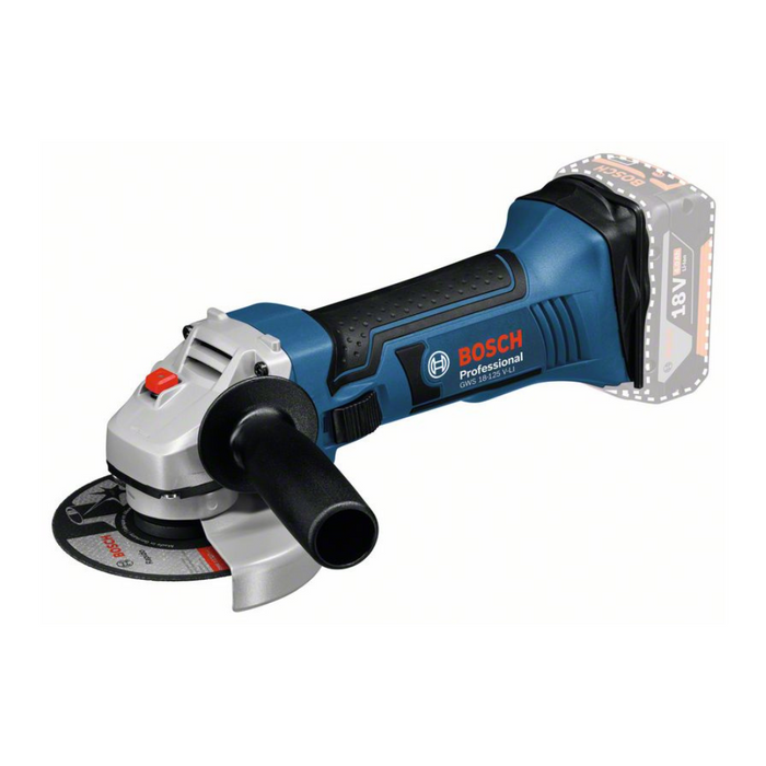 BOSCH GWS 18-125 V-LI PROFESSIONAL CORDLESS ANGLE GRINDER