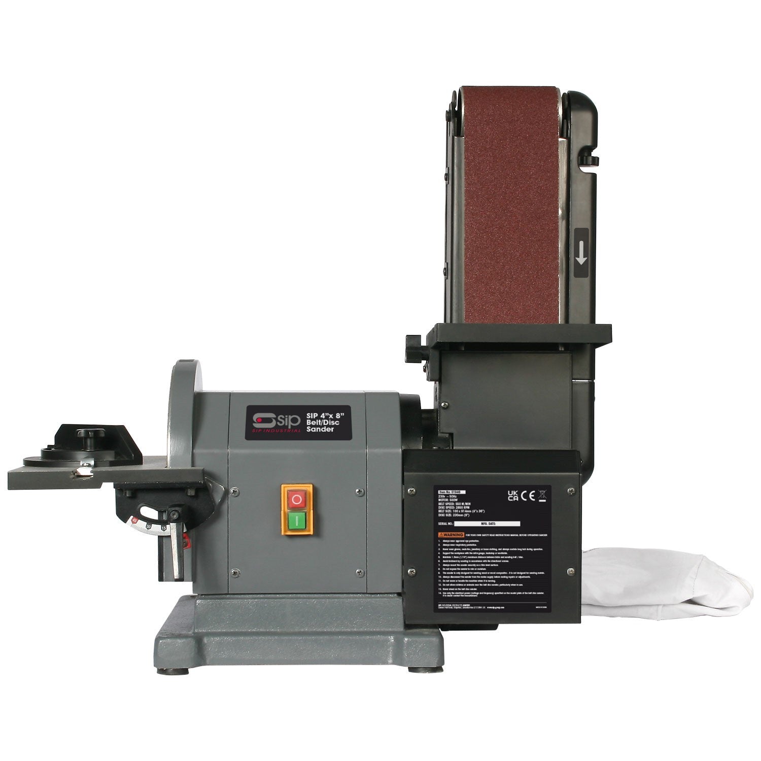 4" x 8" BELT DISC SANDER