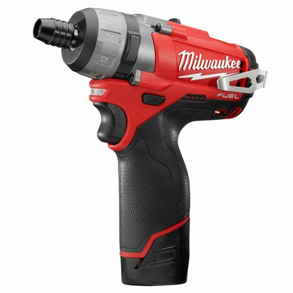 MILWAUKEEM12CD-202C 12V FUEL COMPACT CORDLESS SCREWDRIVER (2X2.0AH)