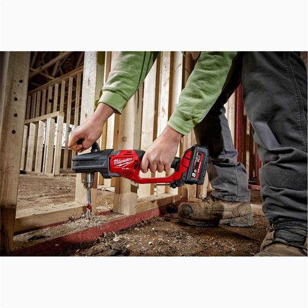 MILWAUKEE M18CRAD2-502X M18 FUEL HOLE HAWG RIGHT ANGLE DRILL (2X5AH)