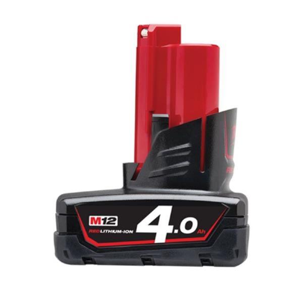 MILWAUKEE M12 B4 12V 4.0AH RED LITHIUM-ION BATTERY