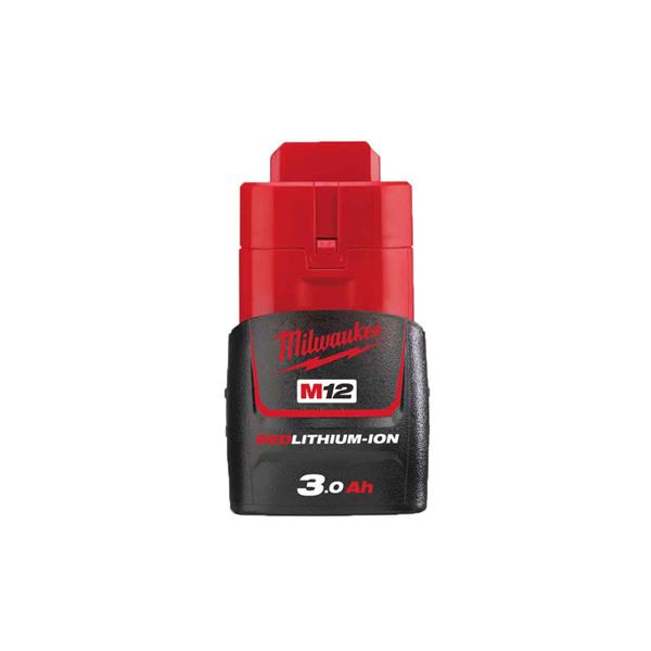 MILWAUKEE M12 B3 12V 3.0AH RED LITHIUM-ION BATTERY