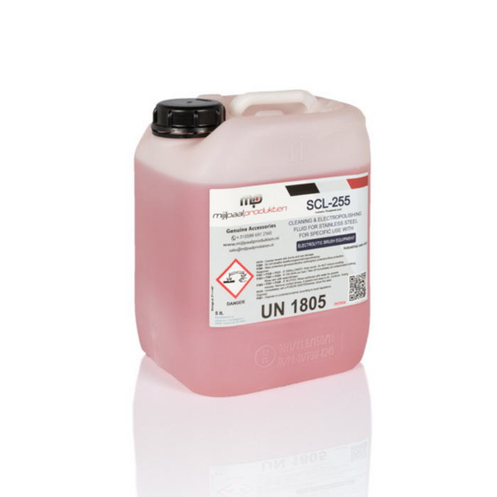 SCL-255 WELD CLEANING & ELECTROPOLISHING FLUID - 5LTR