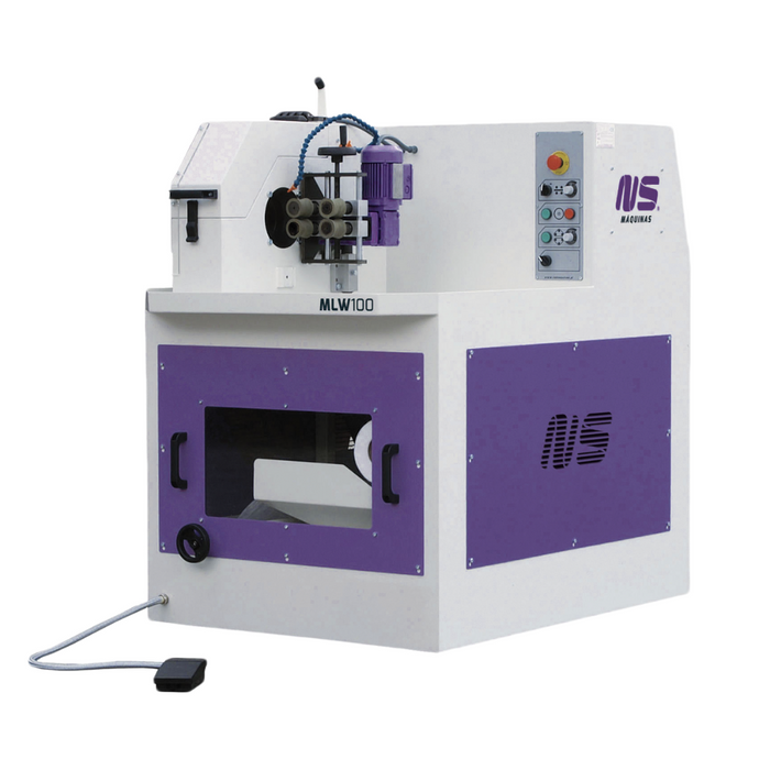 NS MAQUINAS MLW100 ROUND TUBE POLISHING MACHINE