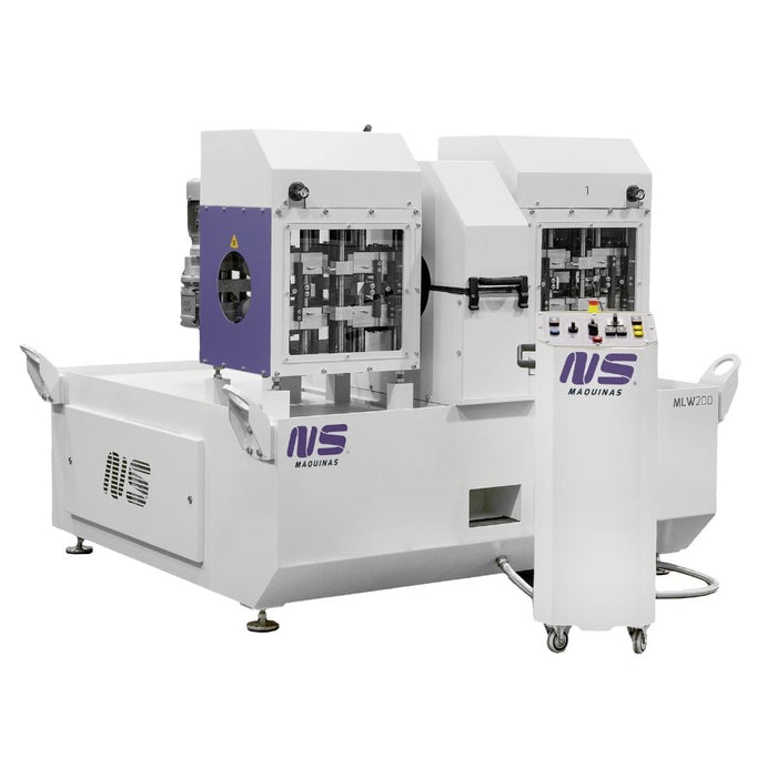 NS MAQUINAS MLW200 TC ROUND TUBE FINISHING MACHINE