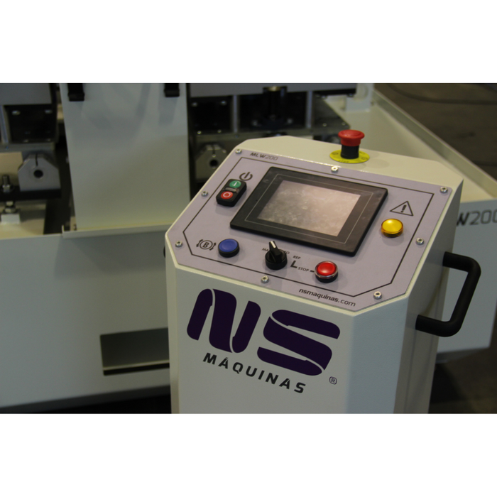 NS MAQUINAS MLW200 ROUND TUBE POLISHING MACHINE