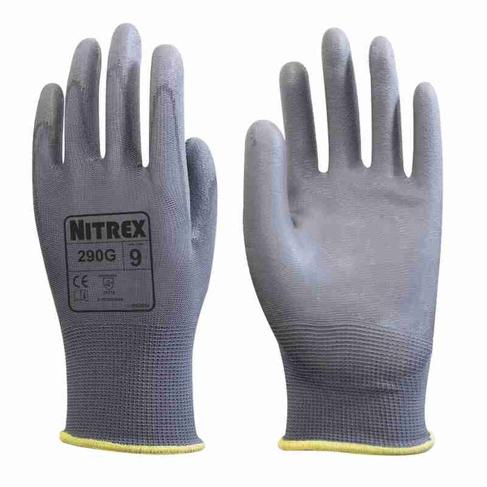 Nitrex 250 Gants Manutention Réutilisables Revêtement Nitrile Doublure  Polyester Gris/noir - Cdiscount Auto
