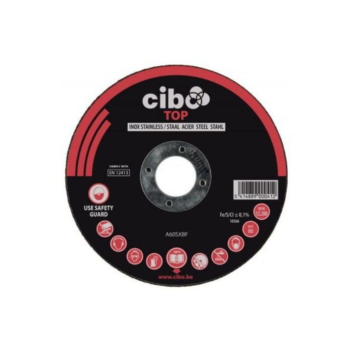CIBO TOPLINE CUTTING DISC - 115 X 22 X 1MM (25PCS)